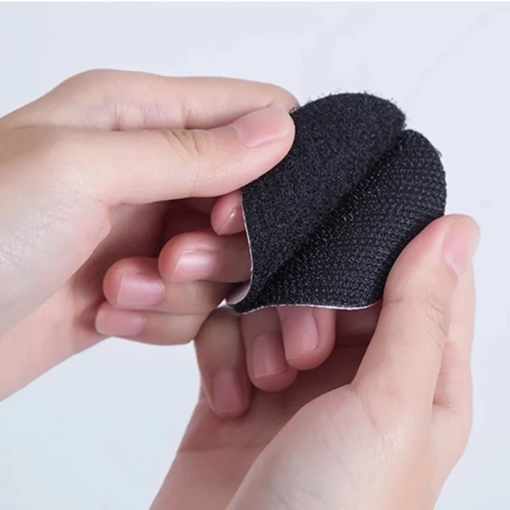 10 pezzi di nastro universale antiscivolo con chiusura a strappo da 60 mm, nastro per tappeti per auto, tappetini per la casa, lenzuola, cuscini per divano, adesivi per fissaggio