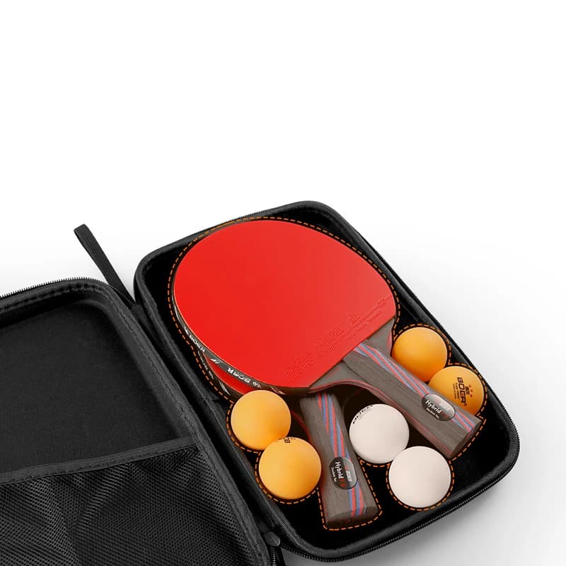 ^*[S5]1Pc Custodia impermeabile in EVA per racchetta da ping pong 290x195x50mm con tasca con cerniera, accessorio per la conservazione della racchetta
