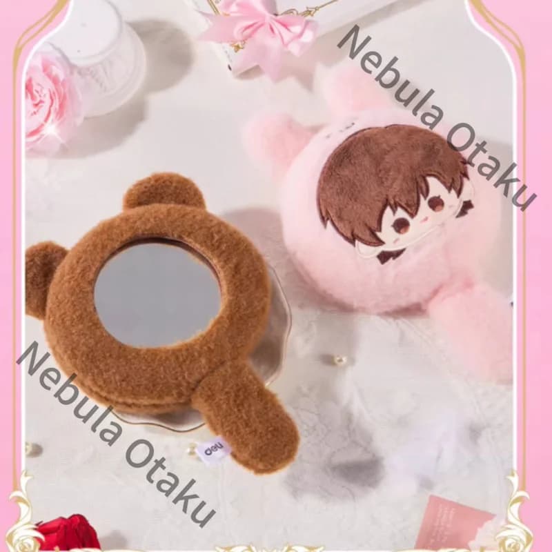 Ouran High School Host Club Tamaki Suou Fujioka Haruhi Handheld Mirror Stuffed Animal Looking Glass Cosplay Legal Copy Gifts