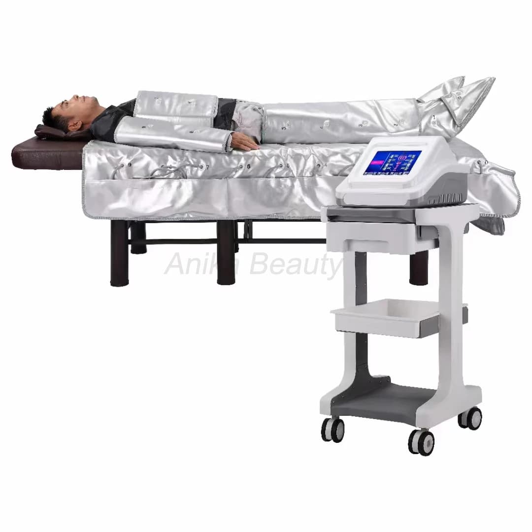 Pressoterapia professionale salone di drenaggio linfatico macchina di bellezza onda d'aria massaggio coperta dispositivo dimagrante per la perdita di peso