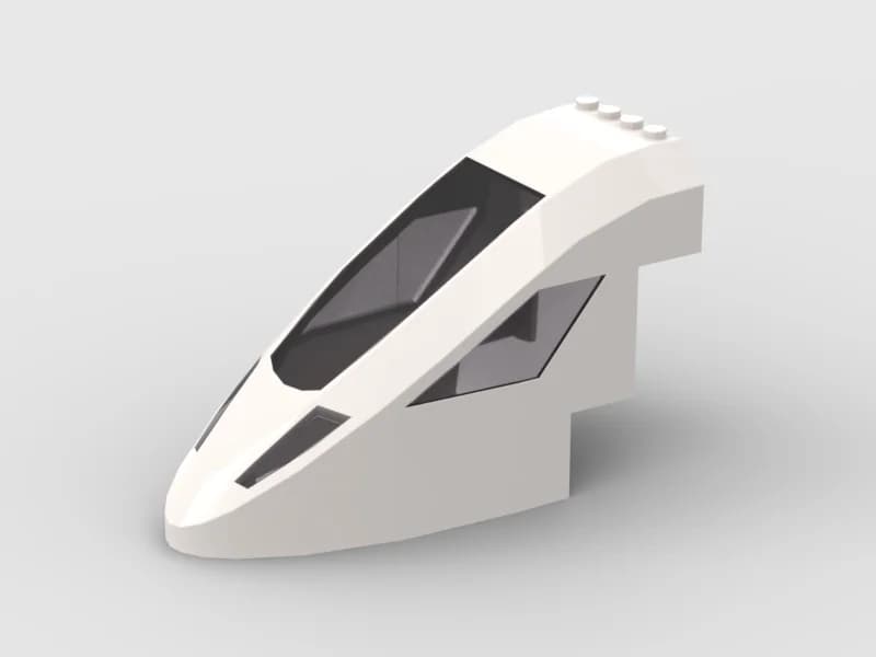 *Treno anteriore 14 x 6 x 7 1/3 * 1689 1 pezzo fai da te illumina il blocco di mattoni codice articolo. 15536 Compatibile con altre particelle assemblate