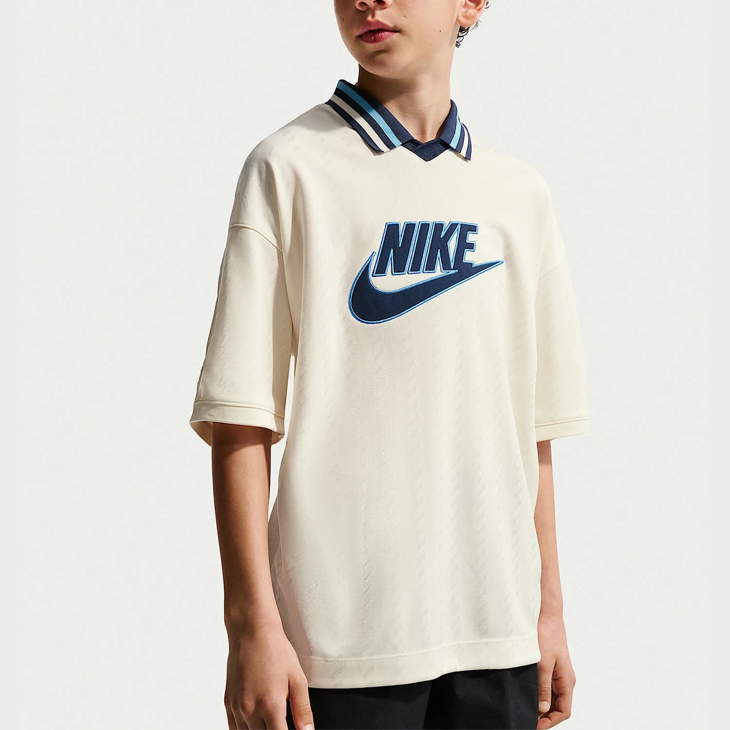 Nike genuine Sportswear big children's jersey loose classic short sleeved T-shirt IQ0435-047