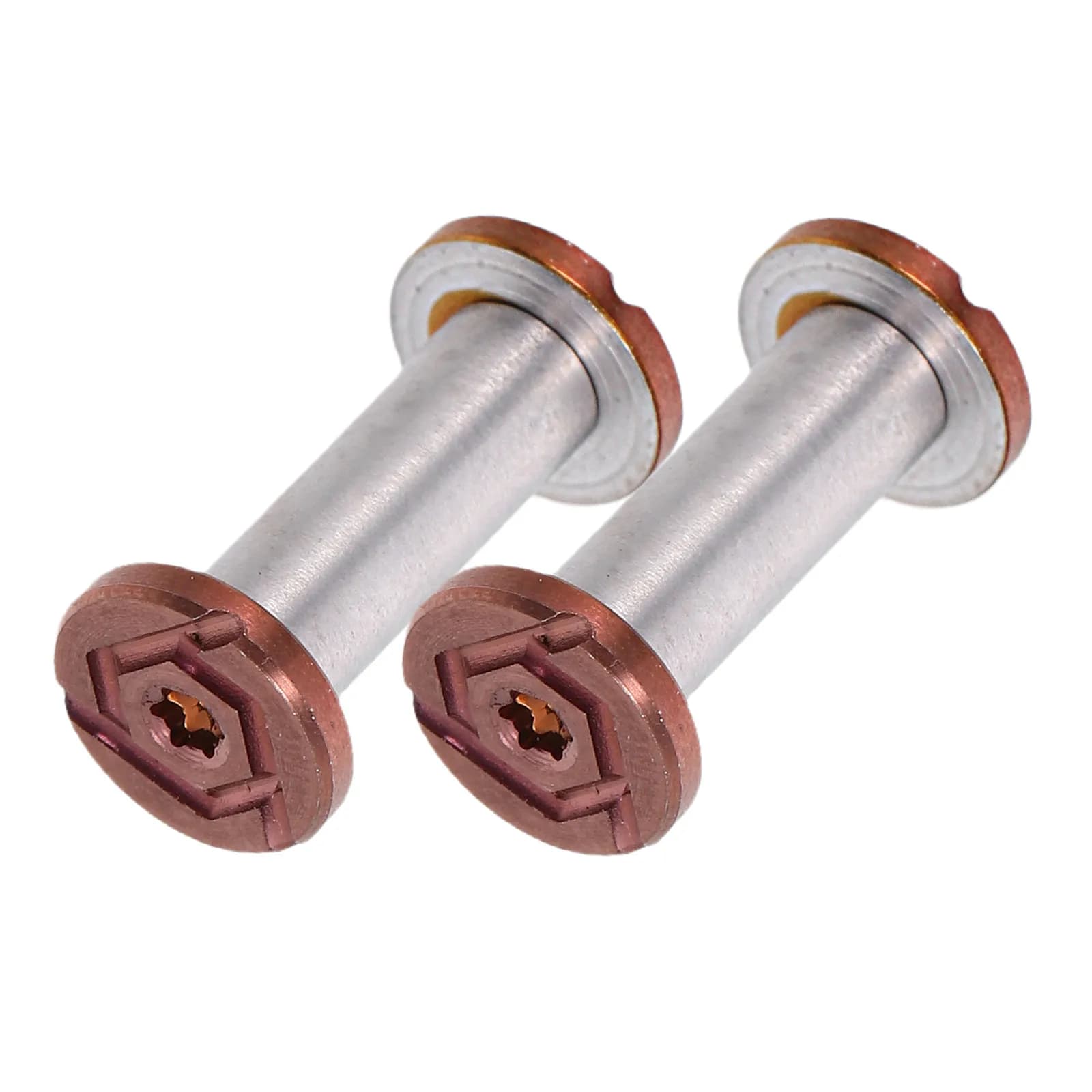 2 Pezzi Viti a Testa a Prugna in Acciaio Inossidabile per Manici di Coltelli, Perni di Fissaggio per Kit di Assemblaggio e Riparazione di Coltelli da Chef, Utensili da Cucina
