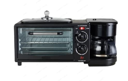 2024 Nuova vendita calda 3 in 1 Stazione colazione Microonde 3 in 1 Stazione colazione Forno Caffettiera e caldo