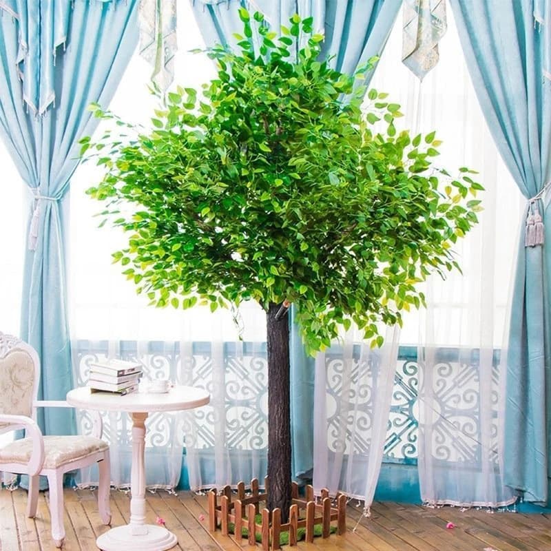 Albero di Banyan Artificiale, Simulazione di Albero Finto, Pianta Grande, per Esterni, Casa, Giardino, Hotel, Centro Commerciale, Decorazione per Matrimoni