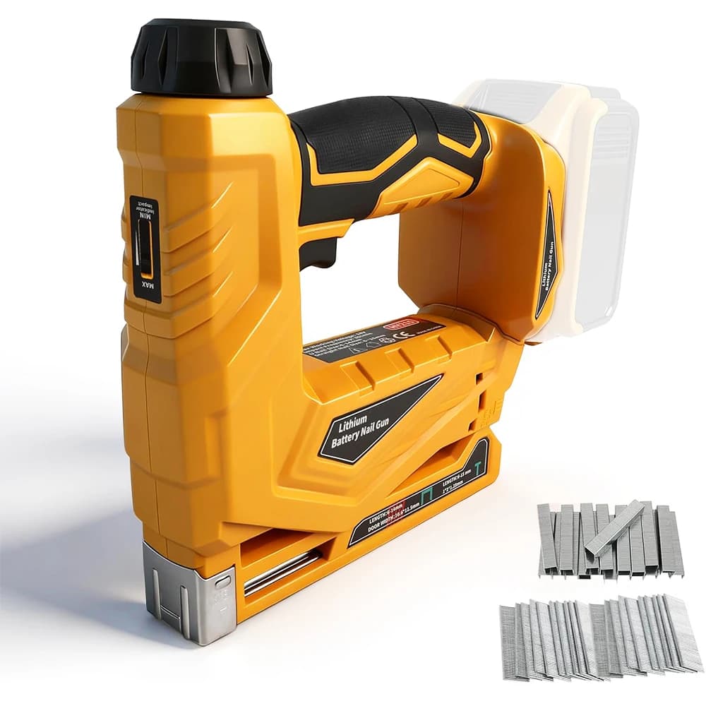 SIHAO Wireless Electric Nail Gun 2in1 Cordless Stapler Framing Nailer Nailing Tacker Woodworking Power Tools For Dewalt Battery