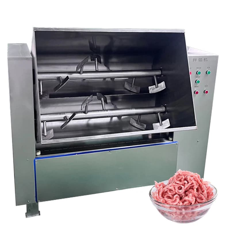 Hot Sale Professional blender for filling vegetable paste Mixer for industrial use Vacuum meat mixer with low price