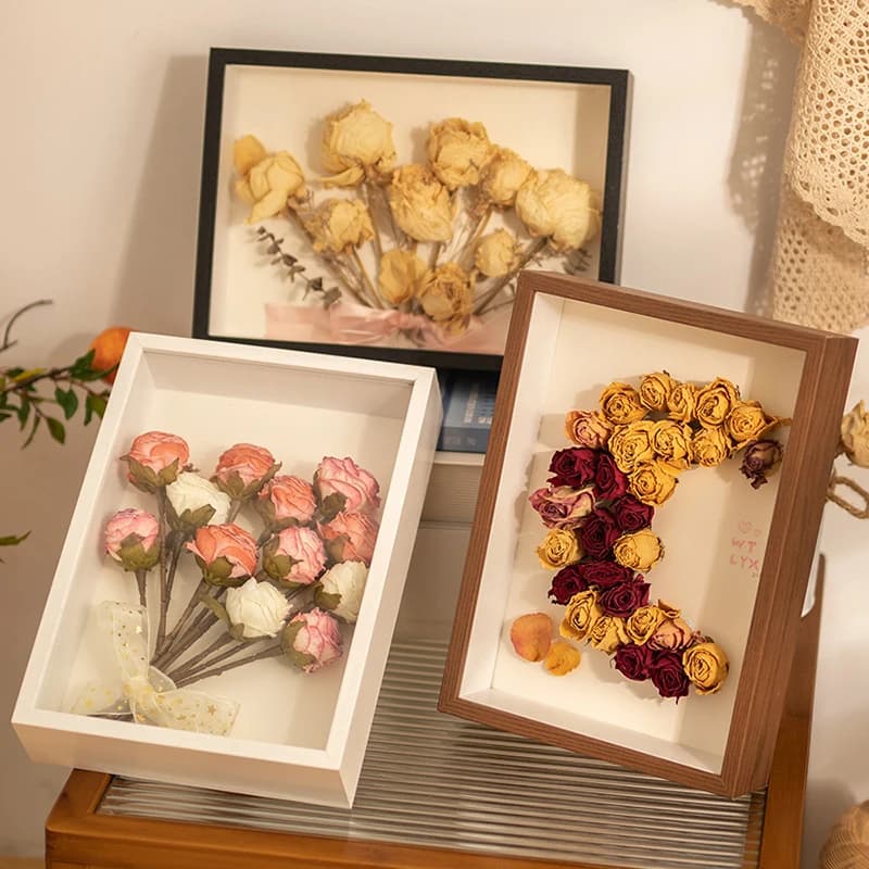 3D Frame for Photo, 3cm and 5cm Secchi Flower Door, Fa-da-Te Handicraft Exhibition Frame, Home Decoration