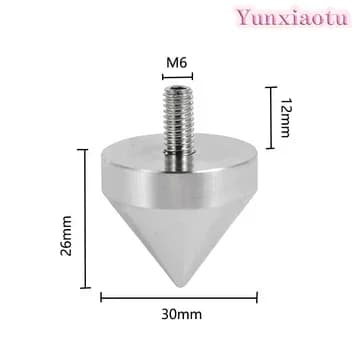 Audio 316 Stainless Steel Speaker Amplifier Rack Stand Isolation Damping Feet Pad Nail Shock Spikes Cabinet Tripod