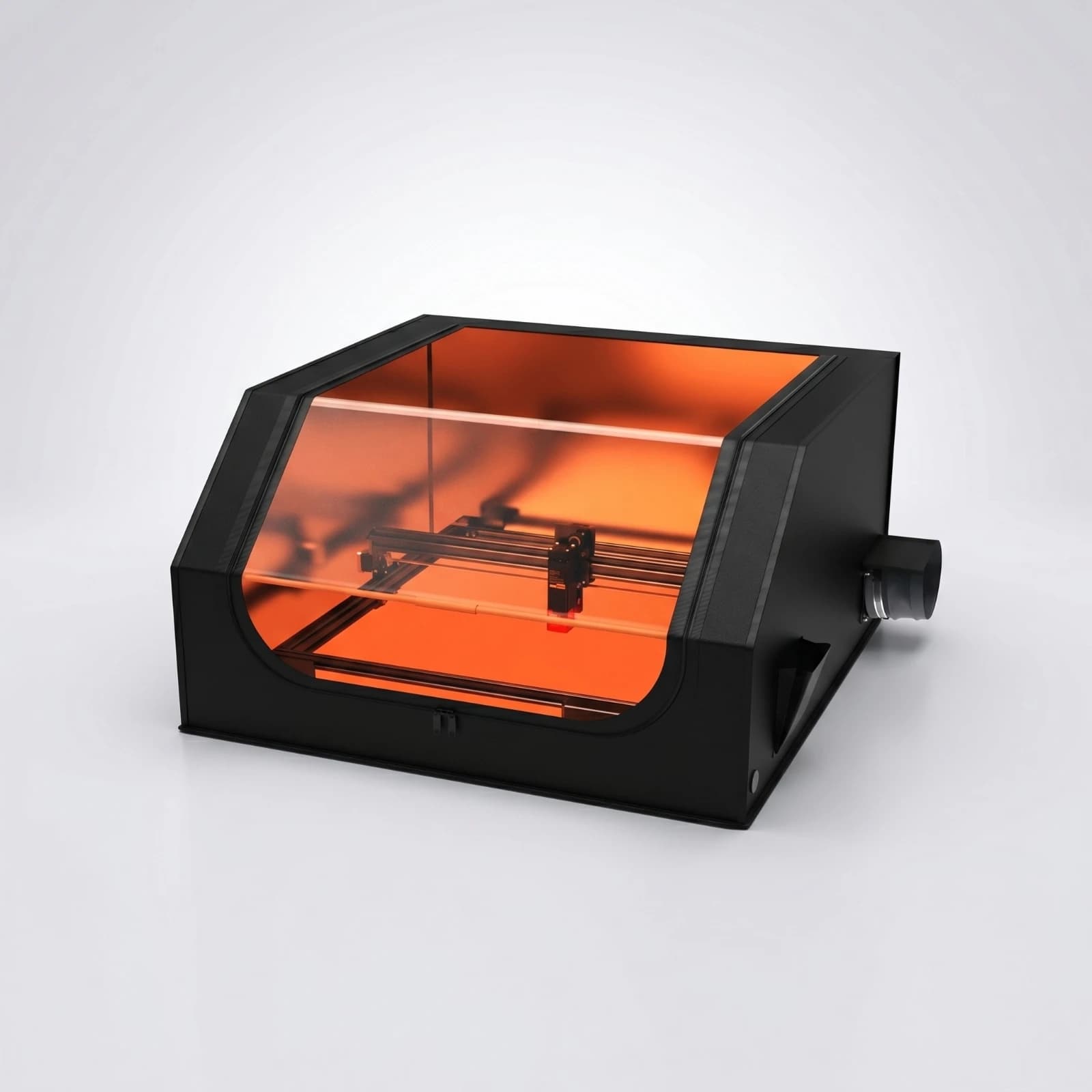 Enclosure with Exhaust Fan Easy to Install Laser Engraver Enclosure Protective Cover Transparent Tent Portable for Makers