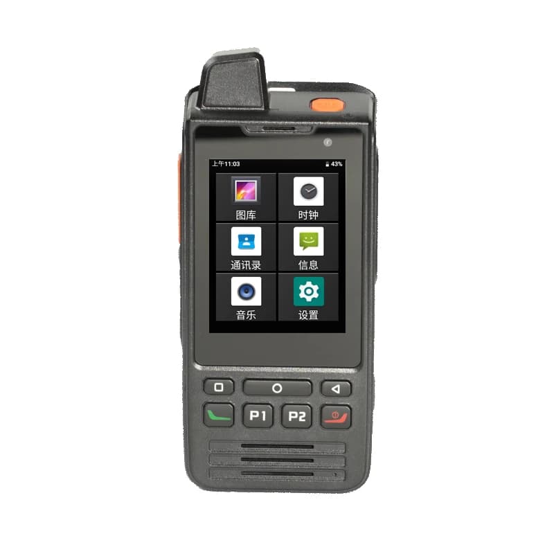 Protezione F2 IP68 Grado 4G Rete pubblica NFC Doppio microfono Riduzione del rumore Walkie Talke con doppia scheda 5g Poc