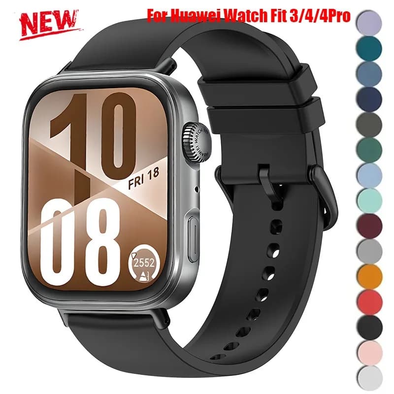 Cinturino in silicone ufficiale per Huawei Watch Fit 3/4/4Pro Band Smartwatch cinturino di ricambio per Huawei Watch Fit2 Fit1