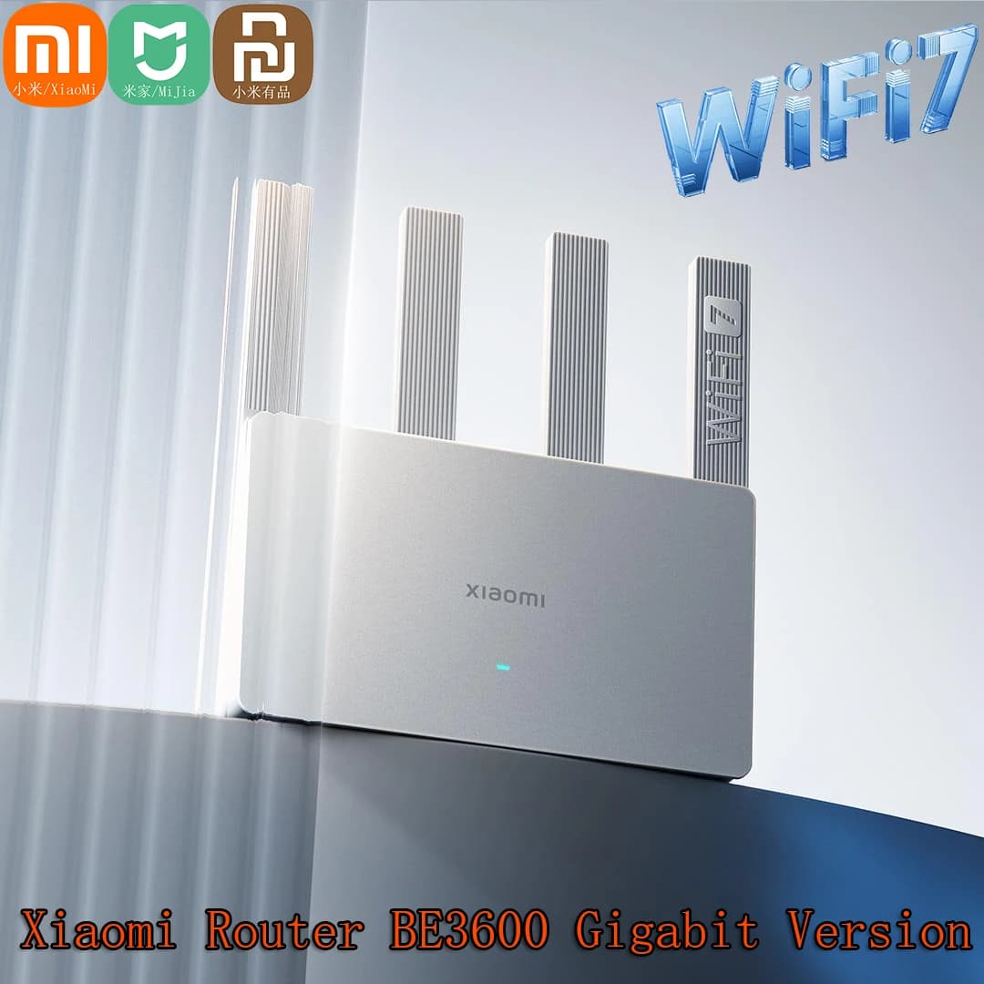 Router Xiaomi Redmi BE3600 Gigabit Dual-Band WiFi7 IPTV con Porta Ethernet di Alta Qualità, Ripetitore, VPN, Networking Mesh e Accelerazione Gaming