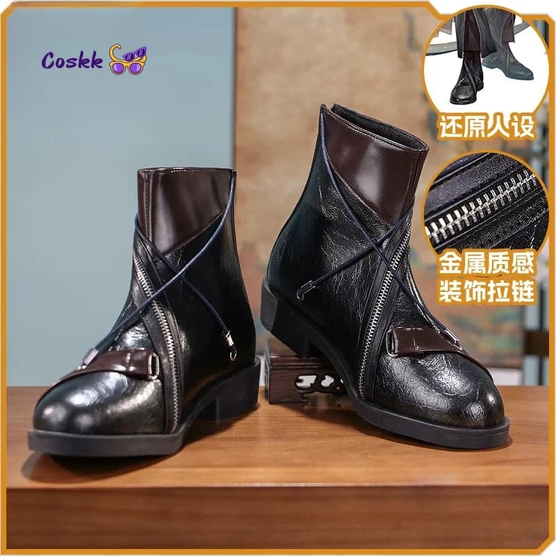 Arknights Ji Cosplay shoes seventh COS prop shoes and short boots