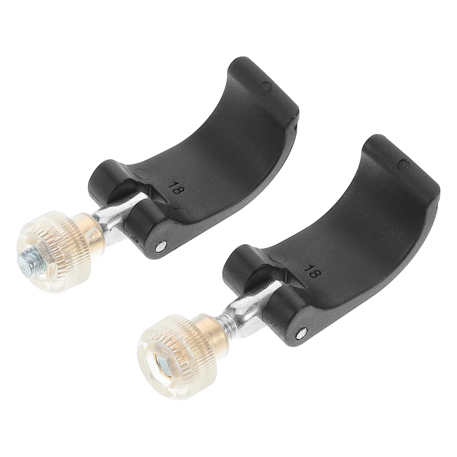 2 sets of locking handle screws for trek sticks, external accessories, nylon fasteners for black travel sticks
