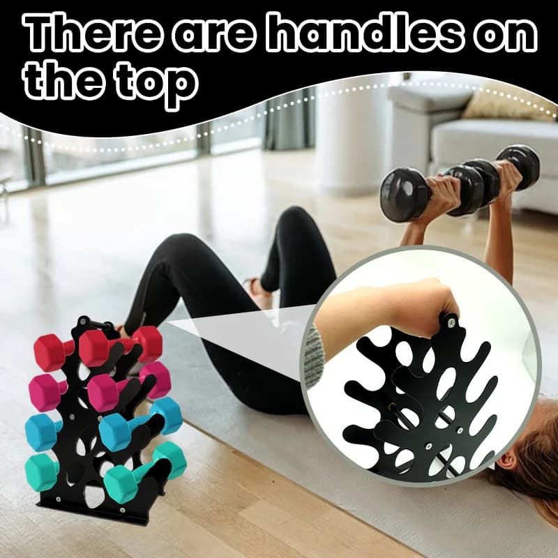 Coral Dumbbell Rack Gym Small Dumbbell Equipment Multi-Functional Storage Rack In Stock
