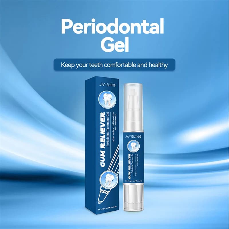 Jay release Gel for the care of gums for deep cleaning of dental stains, tartar, swelling and pain