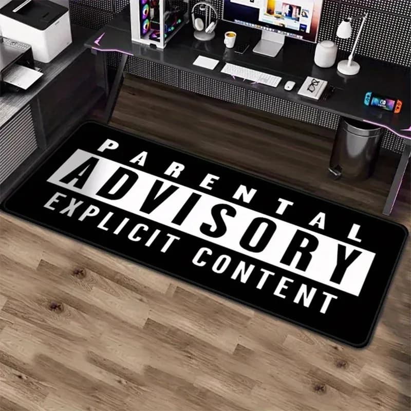 Tappeto VIKAMA con stampa di lettere creative, tappetino da cucina antiscivolo lavabile in lavatrice, adatto per l'ingresso di soggiorno e camera da letto