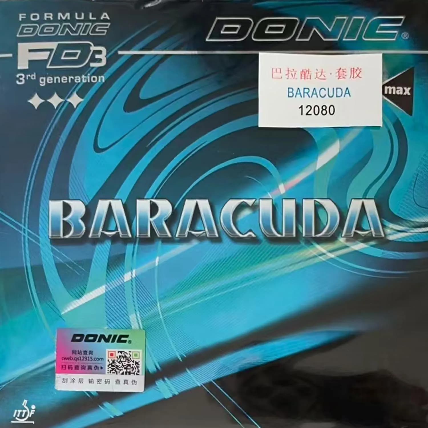 Donic BARACUDA 12080 BARACUDA BIG SLAM 13080 Ping pong rubber skirt Pips-in and table tennis rack sponge