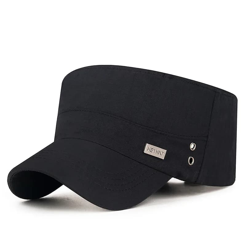 Unisex Cadet Army Hats 4 Pieces Military Flat Top Newsboy Cap