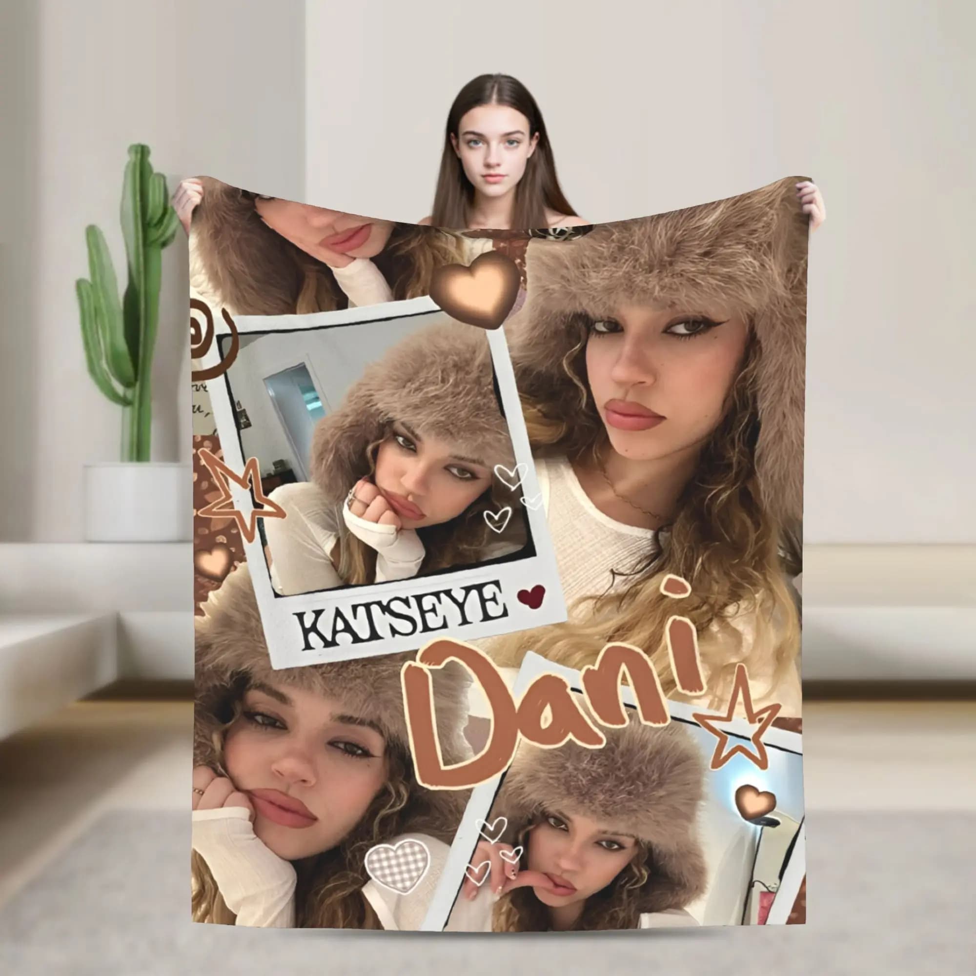 Katseye Blanket Multiple Sizes Soft Fuzzy Plush Throw Blankets for Couch Sofa and Bed