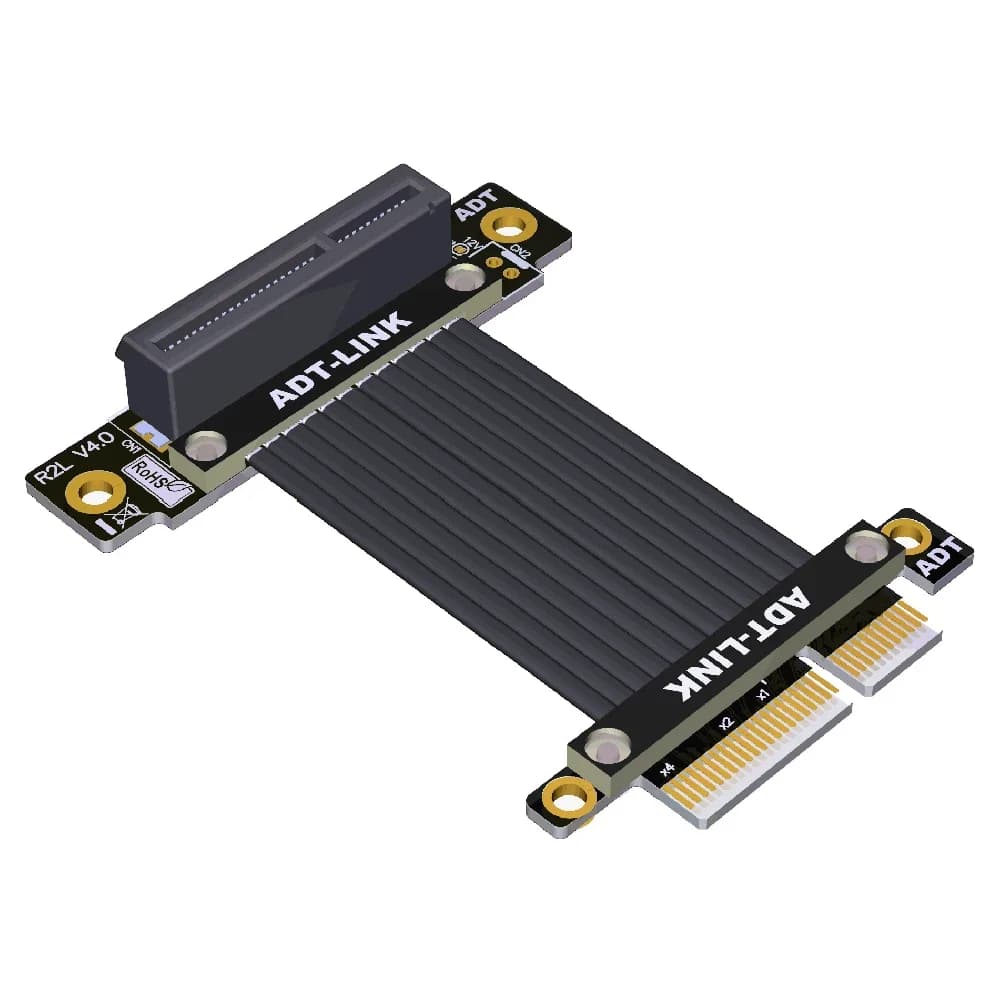 Adattatore cavo di prolunga ADT 4.0 PCIE X4 Espansione da X4 a X4 Supporto scheda di rete Convertitore scheda di acquisizione scheda USB 4X PCI-E4.0