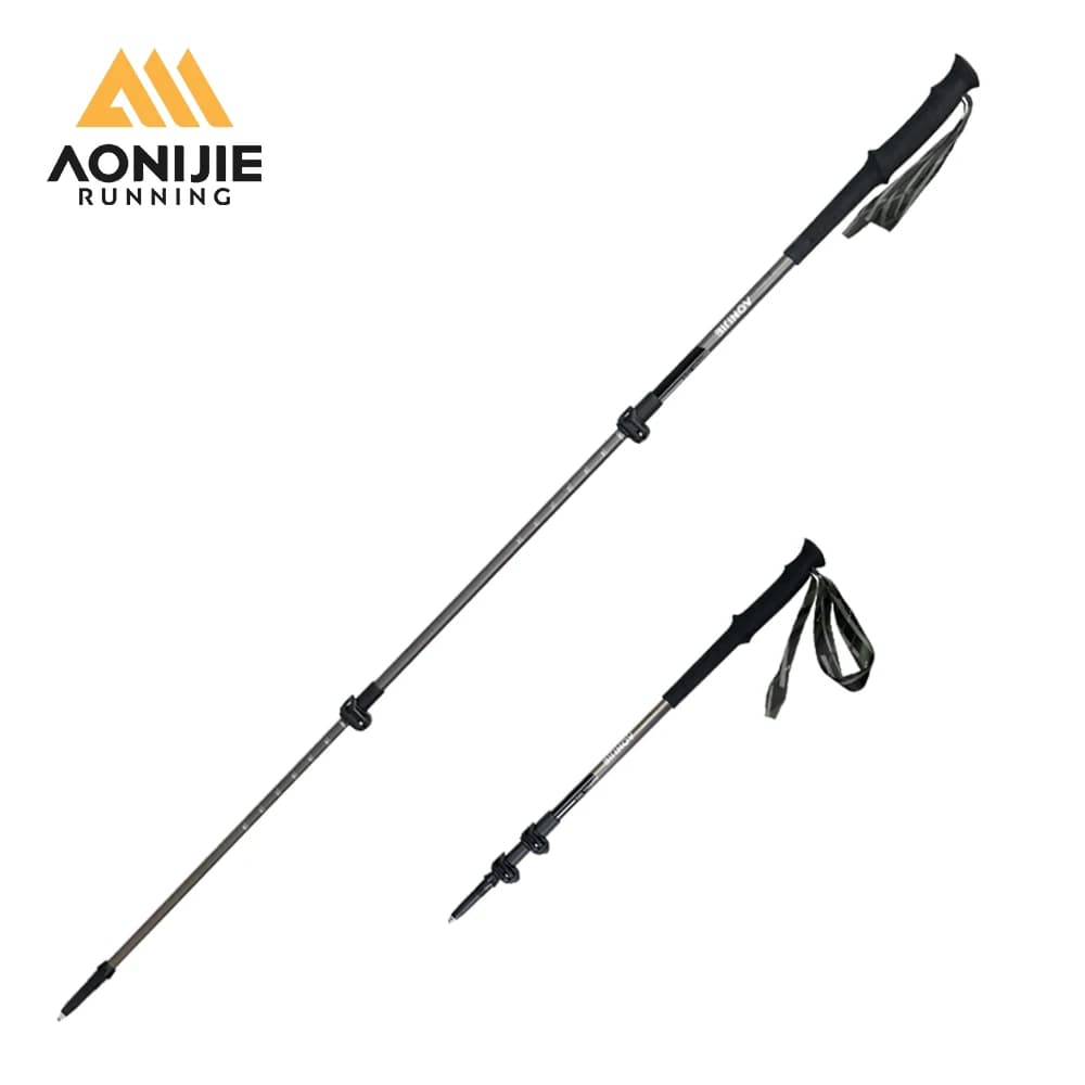AONIJIE E4215 Foldable outdoor trekking poles Retractable racing poles for cross-country skiing suitable for mountaineering and hiking