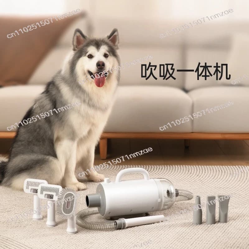 Asciugacapelli per animali domestici, con funzione integrata di soffiaggio e aspirazione, asciugatore ad acqua speciale per il bagno di cani e gatti, asciugatore silenzioso.
