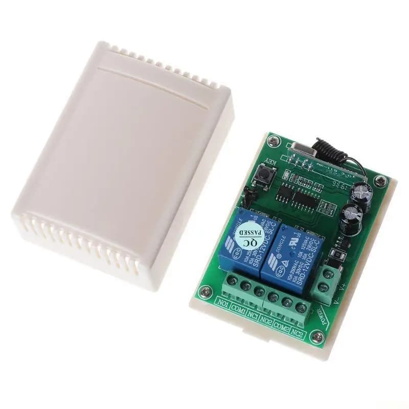 B03F 315/433Mhz 2PCS Two Keys Remote Controller Receiver for Curtain Garage Door