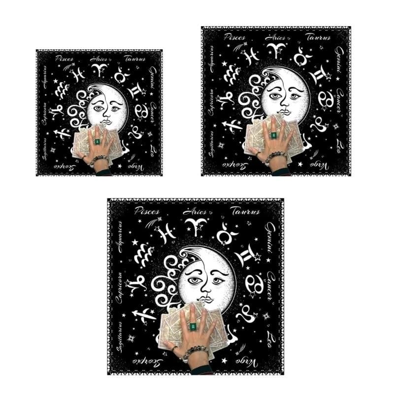 Board Game Pad Astrological Oracles Table Cover Card Mat Divinations Tablecloth