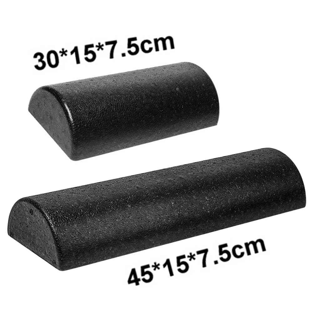 Half Moon Yoga Massage Roller, Muscular Relaxation Tool, Foam Roller for Exercises at Home and Gym
