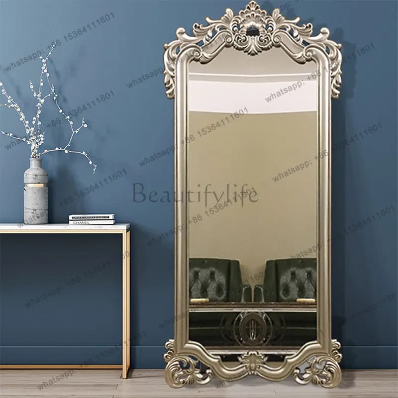 LD Luxury Long Mirror Bathroom Funky Bedroom Men Girls Floor Standing Full Body Mirror Modern Espelhos Living Room