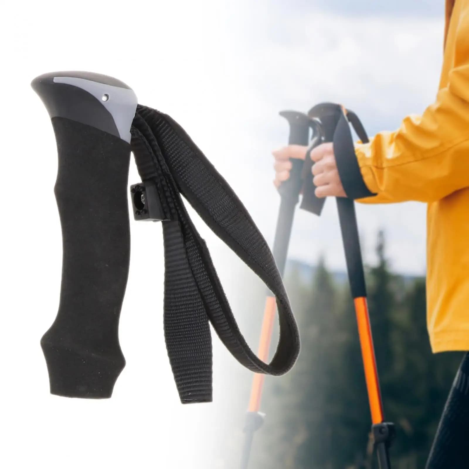 Alpenstock Handle Grip Replacement for Hiking Staff Walking Stick 1.8cm Trekking Pole Outdoor Accessory