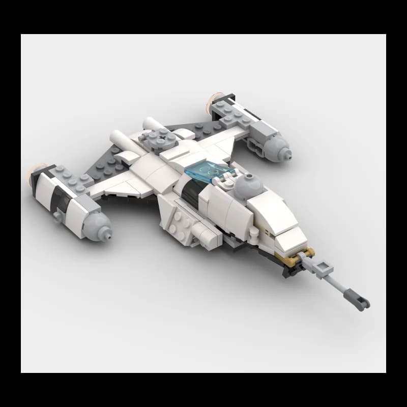 Battle Spaceship Building Blocks Model Science Fiction Movie Space Battle Scene Assembly Brick Toys Gifts for Planet Fans