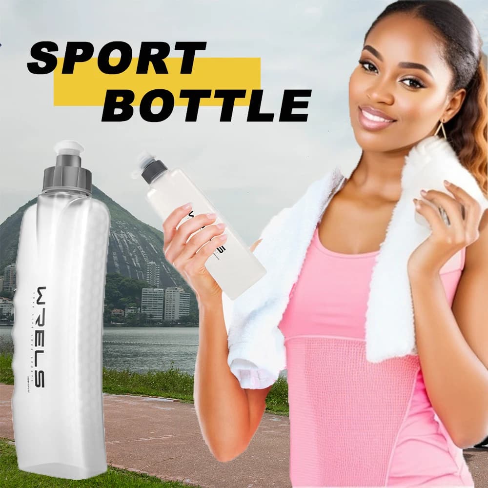 Easy to grip curve sports brace updated Belt pack for racing and cycling Comfortable water bottle for fitness