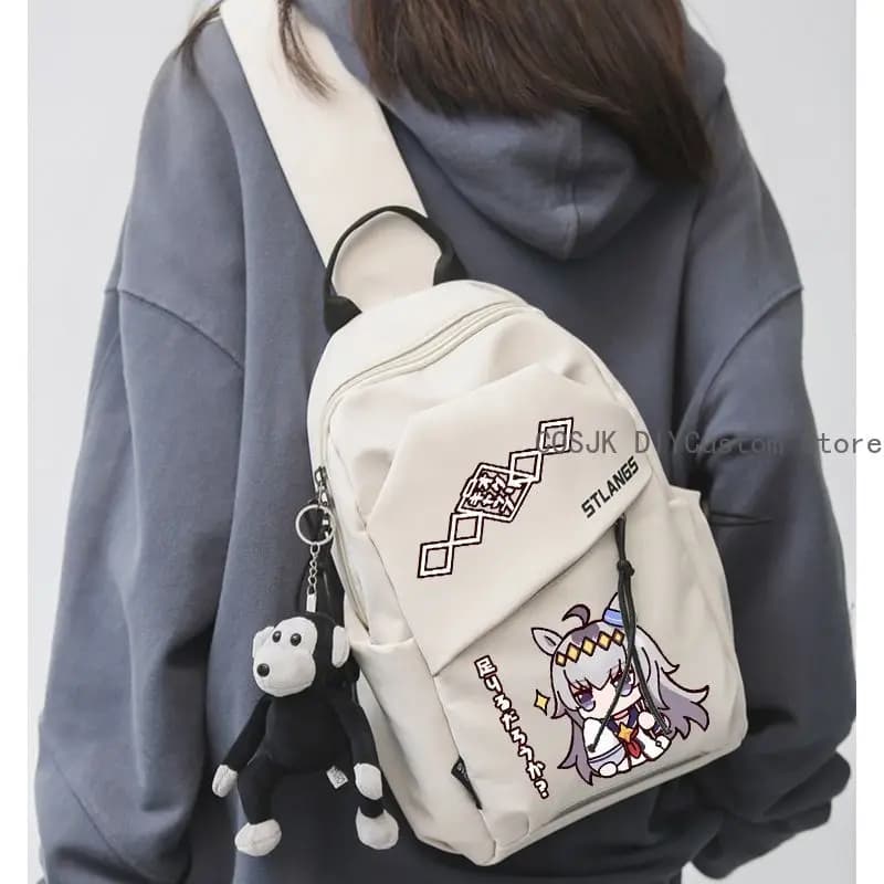 Anime Umamusume: Pretty Derby Oguri Cap Shoulder bag Casual bag Student travel backpack Cosplay Birthday gift