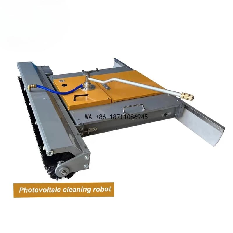 Attrezzatura Automatica per la Pulizia di Pannelli Solari Fotovoltaici, Robot con Spazzola per la Pulizia di Moduli Solari