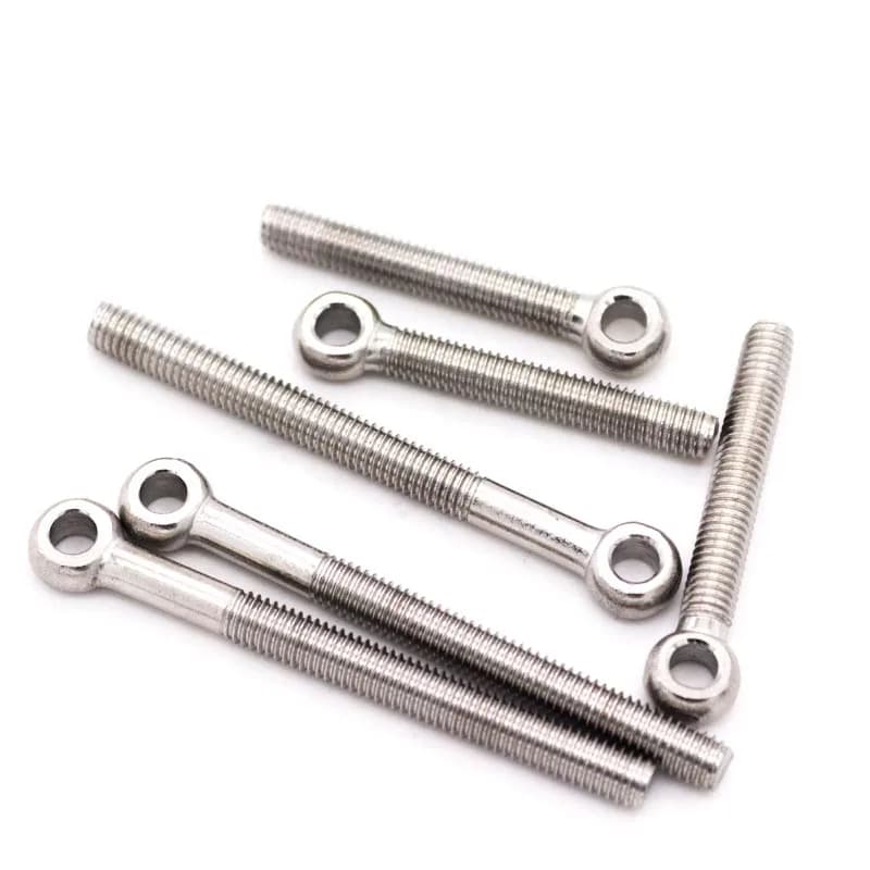 M5 M6 M8 M10 M12 M14 M16 GB798 304 A2-70 Anello in acciaio inossidabile Foro circolare Anello per bullone Vite ad occhiello Vite ad occhiello Filettatura metrica