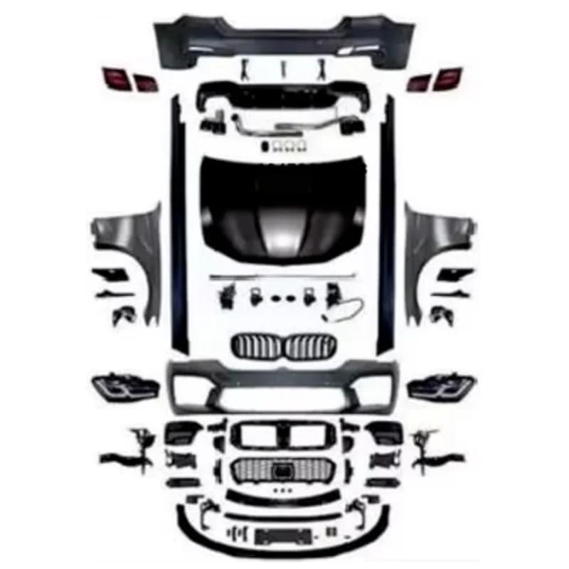 Kit Carrozzeria per Serie 5, Aggiornamento da Vecchio a Nuovo, Include Paraurti Anteriore, Paraurti Posteriore, Minigonne Laterali e Altro