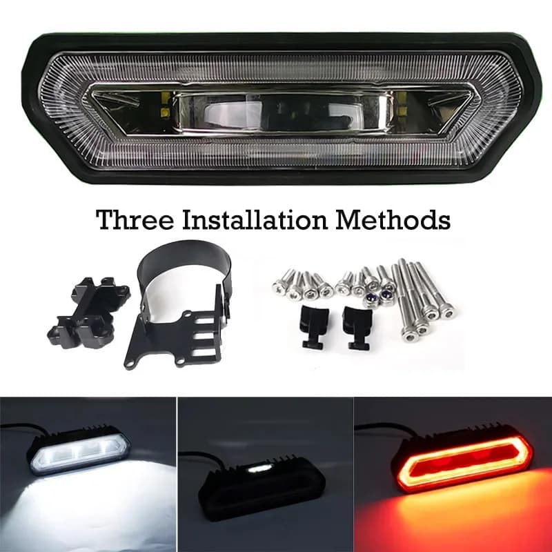 Tre colori UTV Lampada di arresto del freno Auto ATV Rosso Freno Fanale posteriore persegui Per Can Am Maverick X3 Commander Per Polaris RZR 1000 800