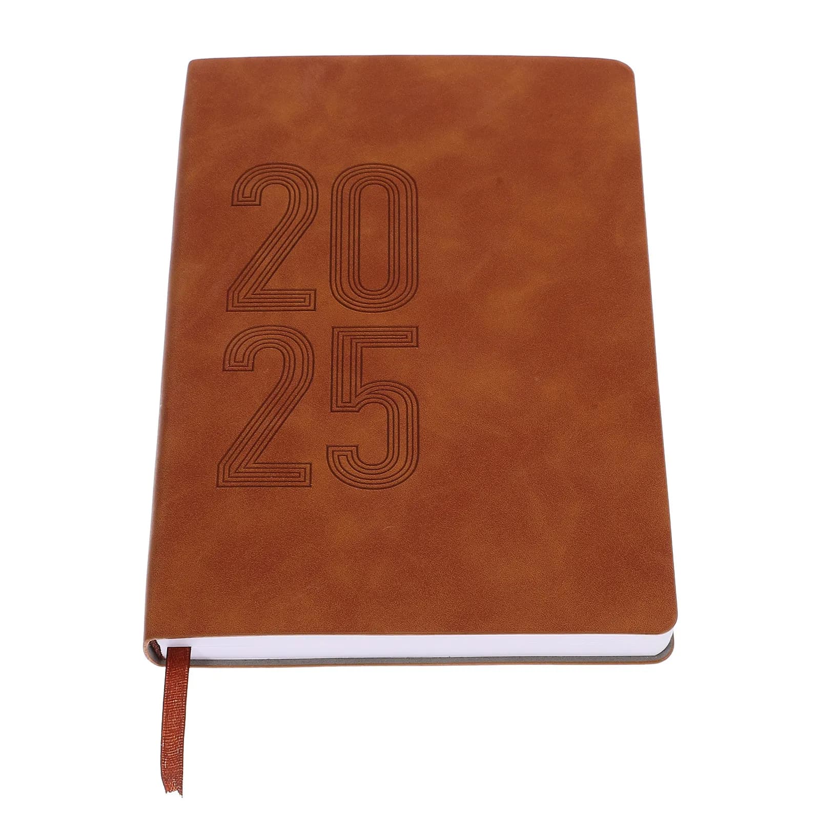 Agenda Annuale A5 2025, Organizer Giornaliero, Taccuino Portatile, Diario Accademico con Carta Resistente all'Usura per Ufficio e Casa