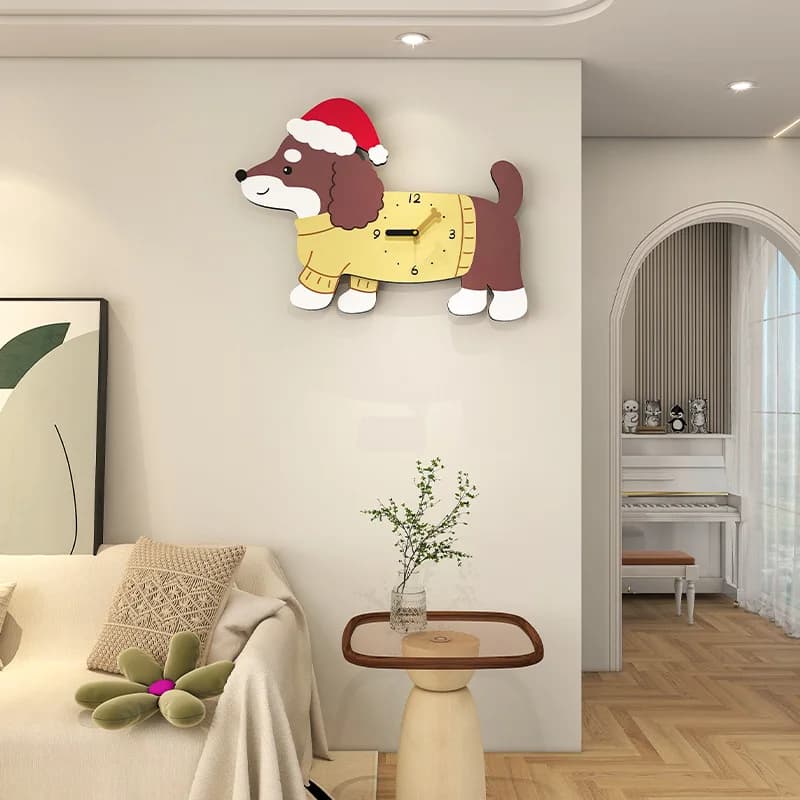 Creative dog watch, silent decoration
