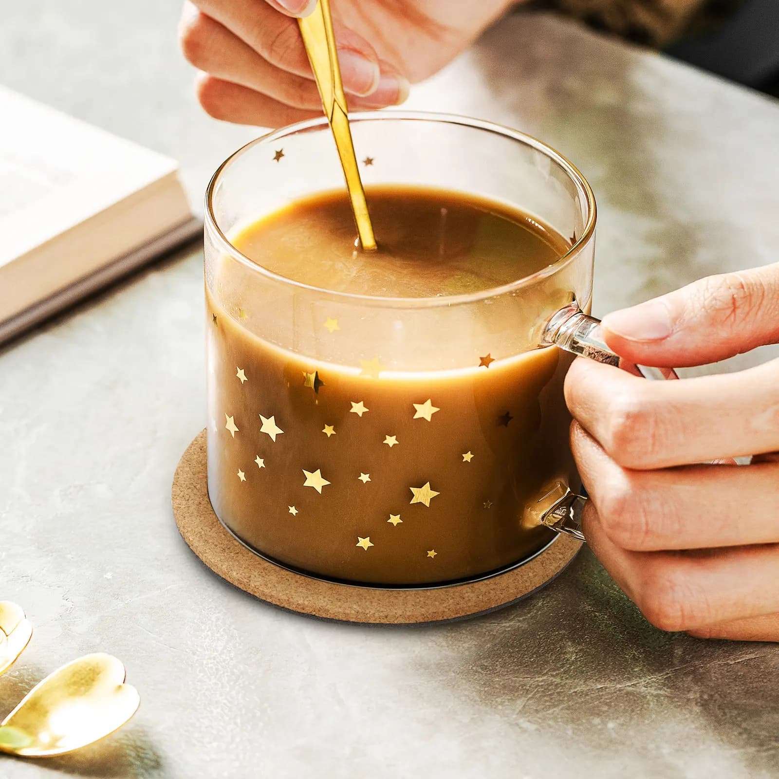 8Pcs Cork Round Coasters Plant Pot Pads Absorbent Moisture Proof Table Protector Nonslip Plant Mat Indoor Planter Tray