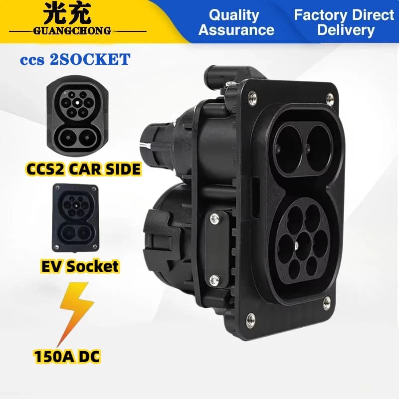 150A DC Electric Vehicle Type 2 Clamp CCS2 Cable EV Spina A CCS Combo 2 Man socket Fast charging for EVSE Car Charger