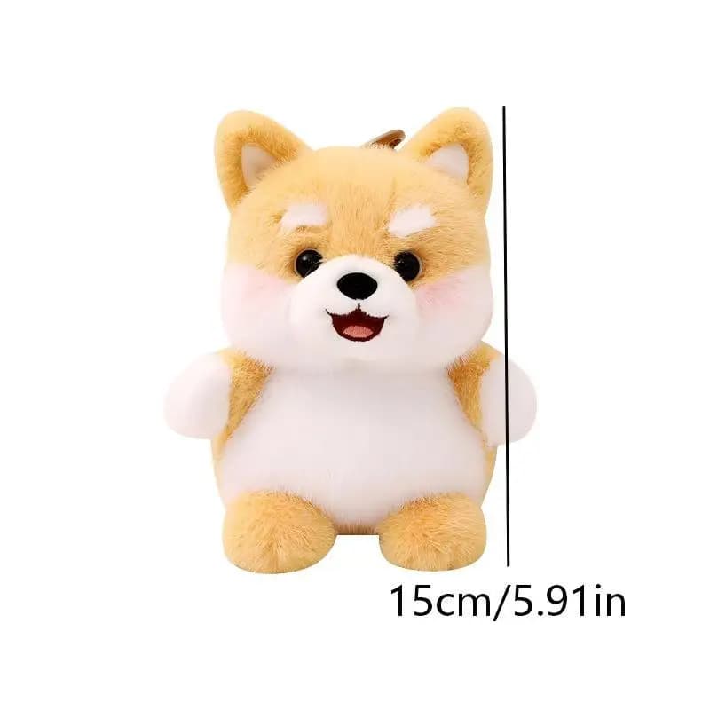 Dog Plush Keychain Mini Cute Puppy Stuffed Soft Animal Bag Charm Pendant for Women Kids Gift Idea