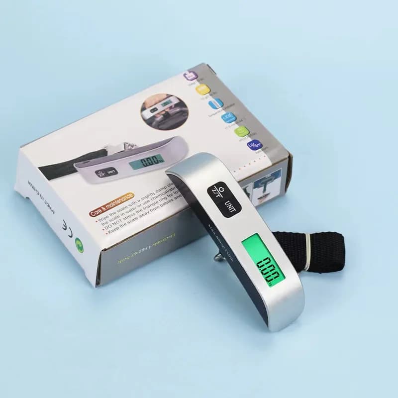 Nuova Bilancia Portatile Display LCD Digitale 110lb/50kg Bagagli Elettronici Appesi Valigia Da Viaggio Pesa Bagagli Borsa Bilancia Peso