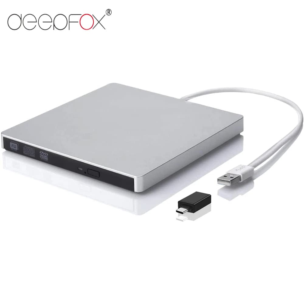 Slim esterno DVD RW CD Writer Drive Burner USB/Type-C 3.0 lettore unità ottiche per Laptop PC Dvd Burner Dvd Portatil