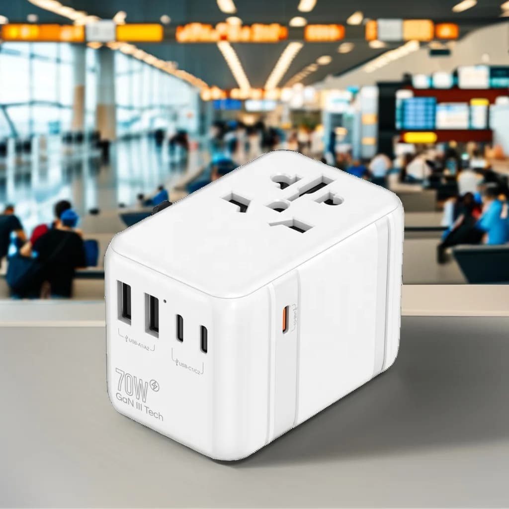Universal Worldwide Travel Socket Power Adapter Usb Travel Adaptor World Charger Adapter for Mobile Phone Laptop