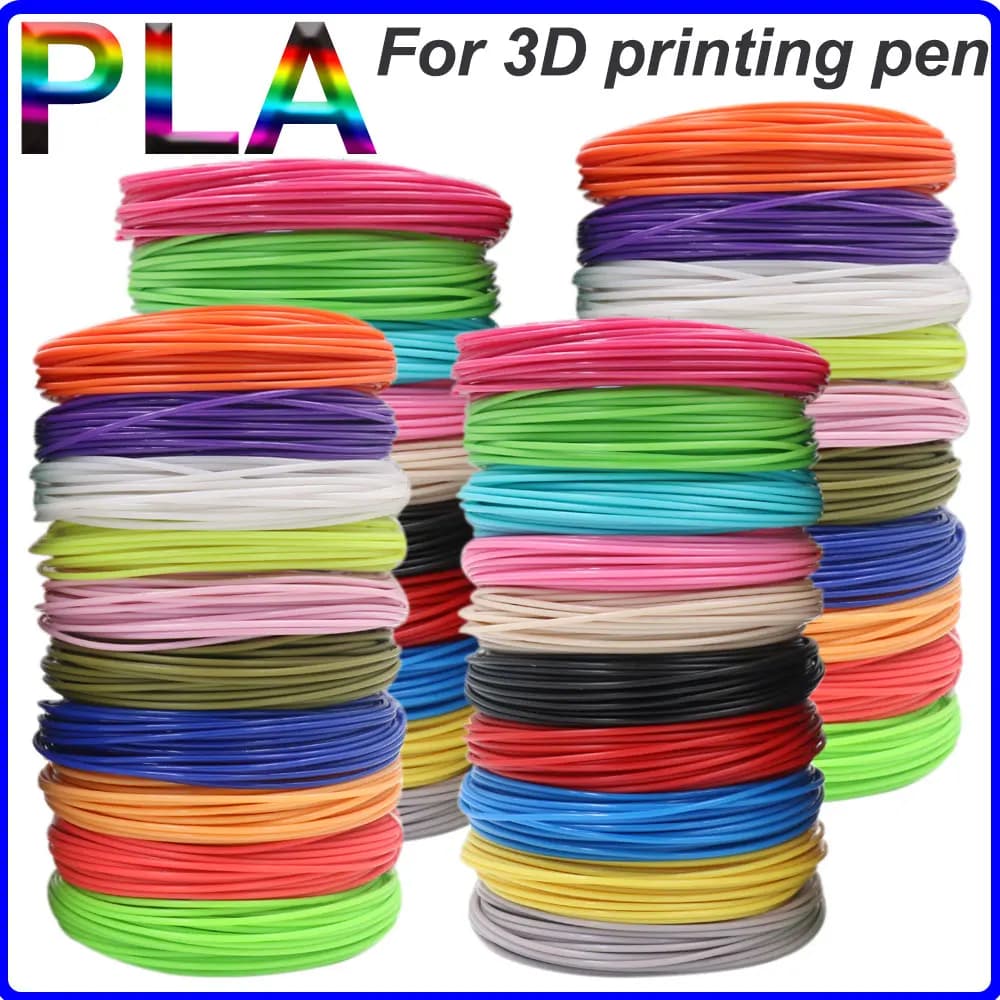 Colorful PLA Thread for 3D Pen Printing 10/20/30 Colors Diameter 1.75 mm Safe and odorless Plastic Refill for 3D Children's Printing Pen