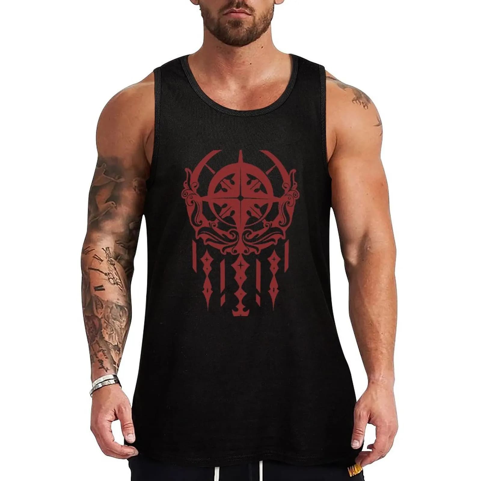 Dreamcatcher Raid of Dream RED Tank Top Utility Work Tank Top Durable Casual Sleeveless